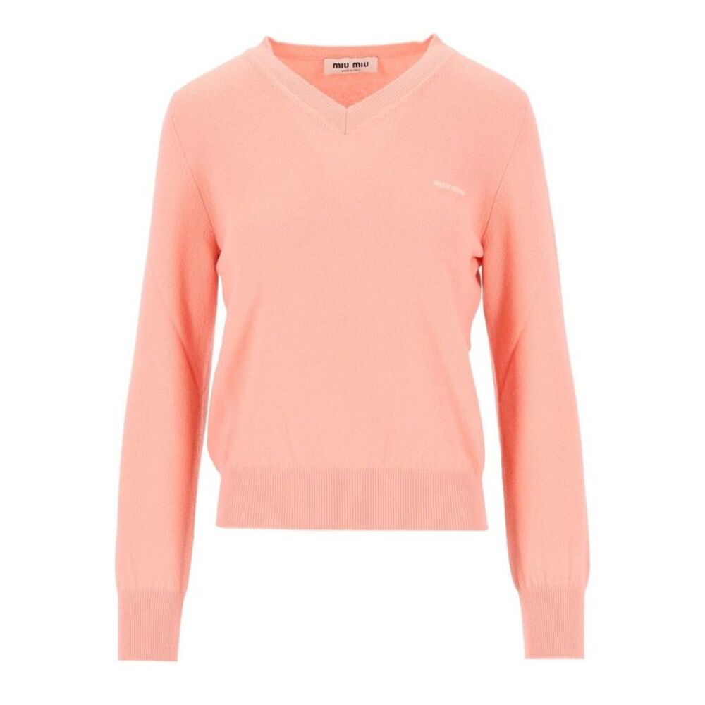 Miu Miu Women V-Neck Wool Sweater